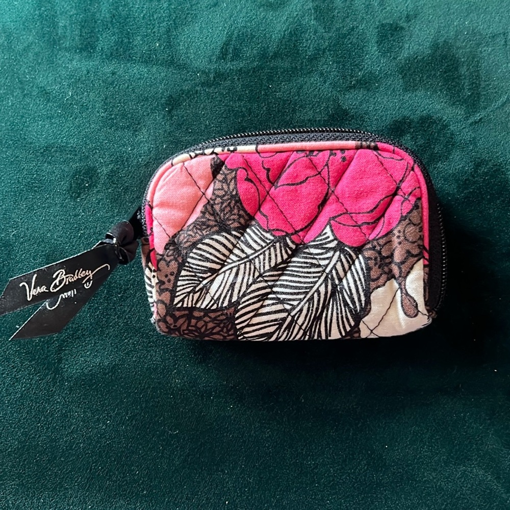 Vera Bradley Mocha Rouge Tech Case